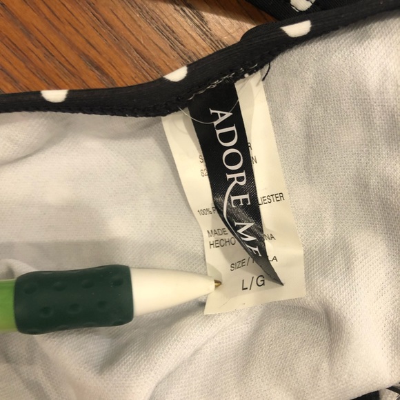 NWT Adore Me Polka Dot Bikini Women’s Size Large - Picture 7 of 13